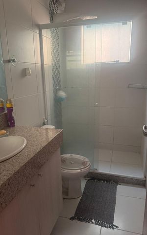 Casa de condomínio para alugar com 100m², 3 quartos e 1 vaga Casa de condomínio para alugar com 100m², 3 quartos e 1 vagaBanheiro da Suíte