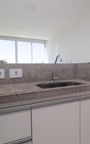 Apartamento para alugar com 38m², 1 quarto e 1 vaga Apartamento para alugar com 38m², 1 quarto e 1 vagaCozinha e Área de Serviço