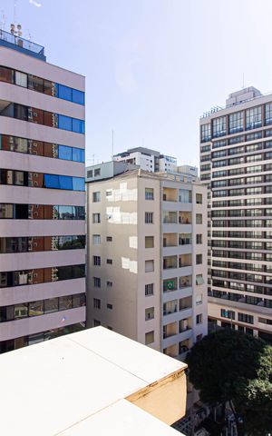 Apartamento à venda com 57m², 1 quarto e sem vaga Apartamento à venda com 57m², 1 quarto e sem vagaVista da Varanda