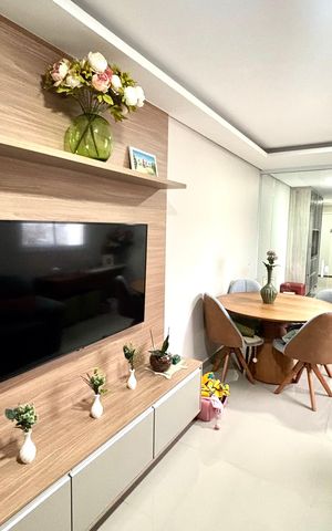 Apartamento à venda com 107m², 2 quartos e 1 vaga Apartamento à venda com 107m², 2 quartos e 1 vagaSala