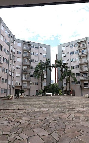 Apartamento para alugar com 40m², 1 quarto e 1 vagaFachada do Prédio