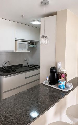 Apartamento para alugar com 40m², 1 quarto e 1 vaga Apartamento para alugar com 40m², 1 quarto e 1 vagaCozinha/Área de serviço