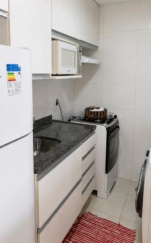 Apartamento para alugar com 40m², 1 quarto e 1 vaga Apartamento para alugar com 40m², 1 quarto e 1 vagaCozinha/Área de serviço