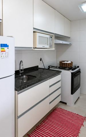 Apartamento para alugar com 40m², 1 quarto e 1 vaga Apartamento para alugar com 40m², 1 quarto e 1 vagaCozinha/Área de serviço