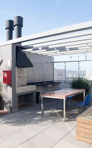 Studio à venda com 30m², 1 quarto e sem vagaÁrea Comum - Rooftop Quiosque Churrasqueira