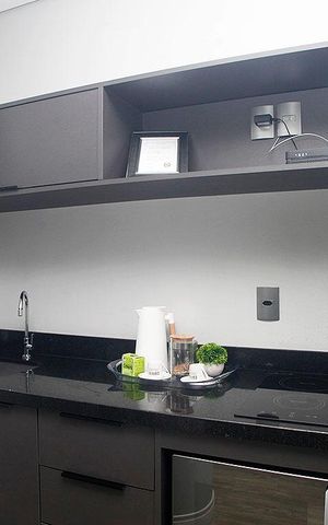 Studio à venda com 30m², 1 quarto e sem vagaStudio - Cozinha