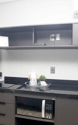 Studio à venda com 20m², 1 quarto e sem vagaStudio - Cozinha