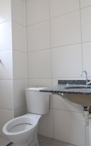 Apartamento à venda com 50m², 2 quartos e 1 vagaBanheiro da suíte