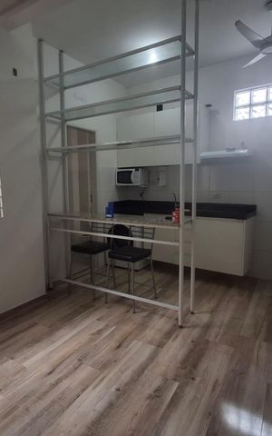 Studio para alugar com 21m², 1 quarto e sem vaga Studio para alugar com 21m², 1 quarto e sem vagaStudio mobiliado com cozinha americana