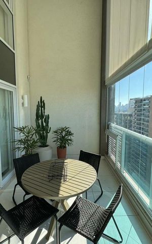 Apartamento à venda com 56m², 1 quarto e 2 vagas