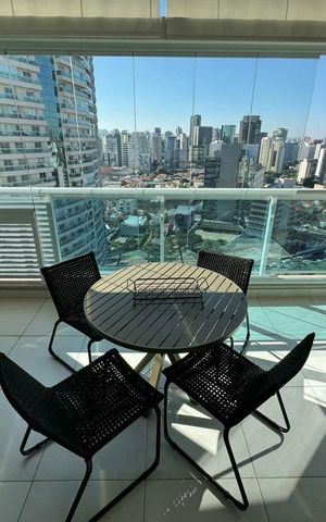 Apartamento à venda com 56m², 1 quarto e 2 vagas