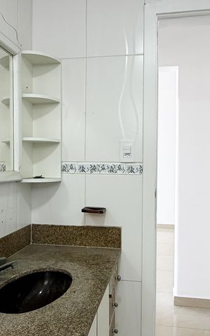 Apartamento para alugar com 90m², 2 quartos e 1 vagaBanheiro 