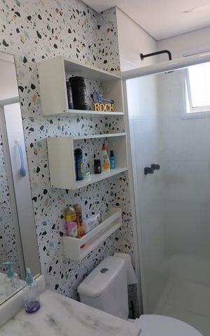 Apartamento à venda com 140m², 3 quartos e 2 vagasBanheiro da Suíte 2