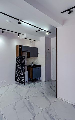 Studio à venda com 31m², 1 quarto e 1 vagaStudio