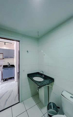 Studio à venda com 31m², 1 quarto e 1 vagaBanheiro