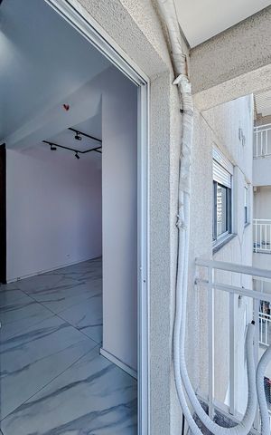 Studio à venda com 31m², 1 quarto e 1 vagaVaranda