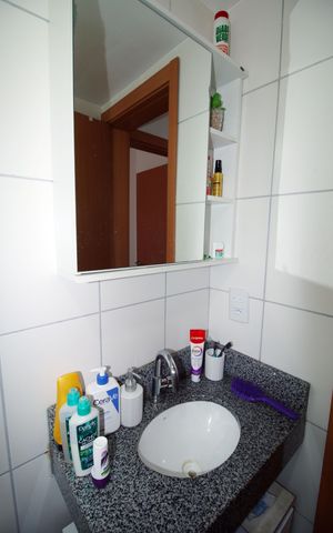 Apartamento à venda com 55m², 2 quartos e 1 vagaBanheiro