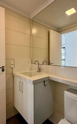 Apartamento para alugar com 56m², 2 quartos e 1 vaga Apartamento para alugar com 56m², 2 quartos e 1 vagaBanheiro