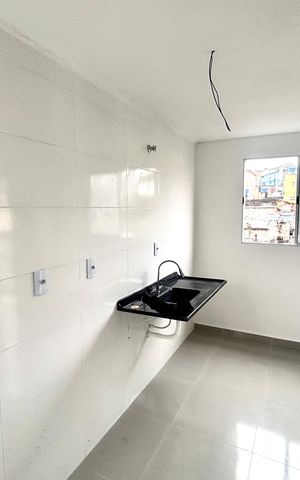 Apartamento à venda com 42m², 2 quartos e sem vaga Apartamento à venda com 42m², 2 quartos e sem vagaSala/Cozinha
