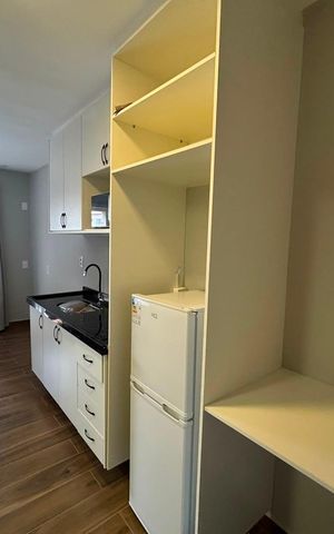 Studio à venda com 26m², 1 quarto e sem vaga