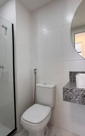 Apartamento para alugar com 55m², 2 quartos e 1 vaga Apartamento para alugar com 55m², 2 quartos e 1 vagaBanheiro