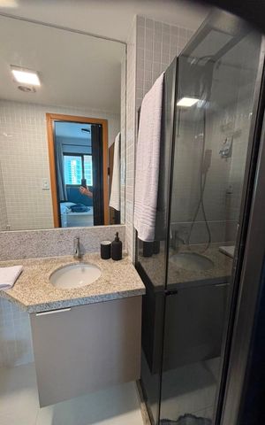 Apartamento para alugar com 28m², 1 quarto e 1 vaga Apartamento para alugar com 28m², 1 quarto e 1 vagaBanheiro