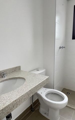 Apartamento para alugar com 82m², 3 quartos e 2 vagasBanheiro 1
