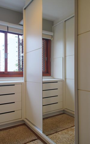 Apartamento à venda com 129m², 3 quartos e 1 vagaCloset da suíte