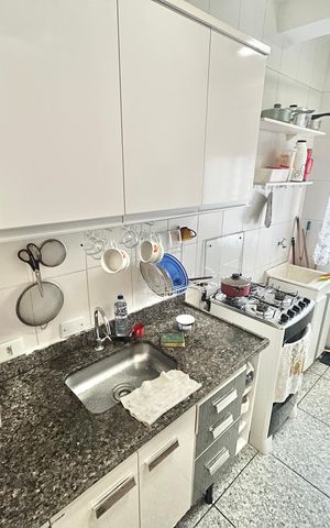 Apartamento à venda com 52m², 2 quartos e 1 vaga Apartamento à venda com 52m², 2 quartos e 1 vagaCozinha e Área de Serviço