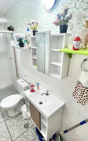 Apartamento à venda com 52m², 2 quartos e 1 vaga Apartamento à venda com 52m², 2 quartos e 1 vagaBanheiro