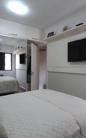 Apartamento à venda com 95m², 3 quartos e 2 vagasQuarto 3 - Suíte