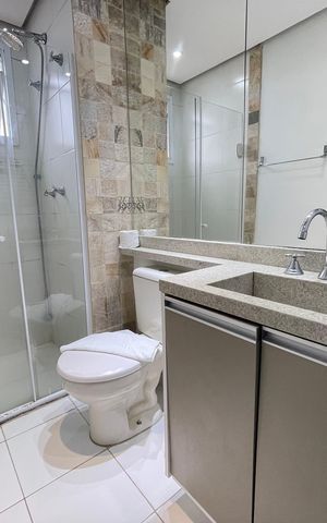 Apartamento para alugar com 63m², 3 quartos e 1 vagaBanheiro 2