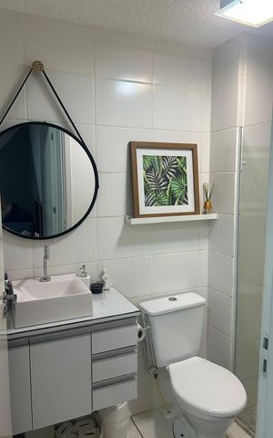 Apartamento à venda com 44m², 2 quartos e 1 vaga Apartamento à venda com 44m², 2 quartos e 1 vagaBanheiro