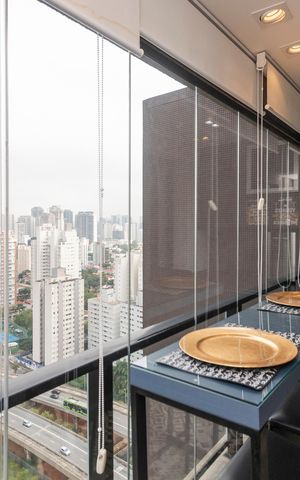 Studio para alugar com 39m², 1 quarto e 1 vaga Studio para alugar com 39m², 1 quarto e 1 vagaVaranda
