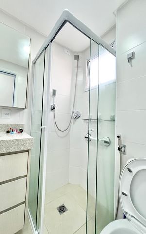Apartamento à venda com 45m², 2 quartos e 1 vaga Apartamento à venda com 45m², 2 quartos e 1 vagaBanheiro da Suíte