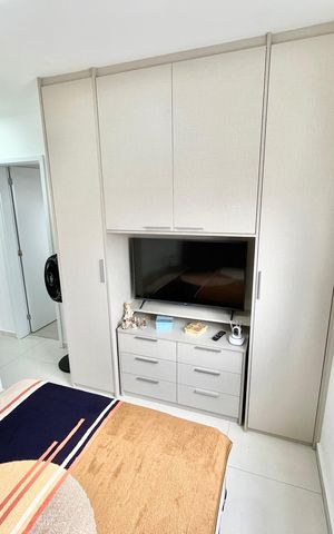Apartamento à venda com 45m², 2 quartos e 1 vaga Apartamento à venda com 45m², 2 quartos e 1 vagaQuarto 2 - Suíte