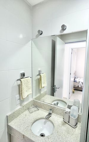 Apartamento à venda com 45m², 2 quartos e 1 vaga Apartamento à venda com 45m², 2 quartos e 1 vagaBanheiro