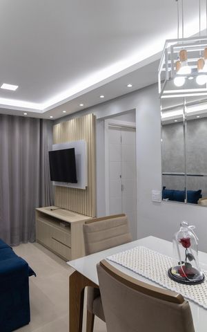 Apartamento à venda com 47m², 2 quartos e 1 vaga Apartamento à venda com 47m², 2 quartos e 1 vagaSala e Cozinha