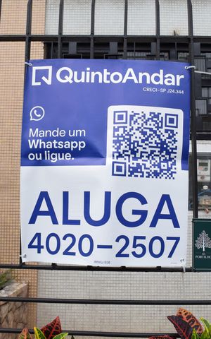 Apartamento para alugar com 45m², 1 quarto e sem vaga Apartamento para alugar com 45m², 1 quarto e sem vagaPlaca IMWU-938 instalada dia 30/07/2026