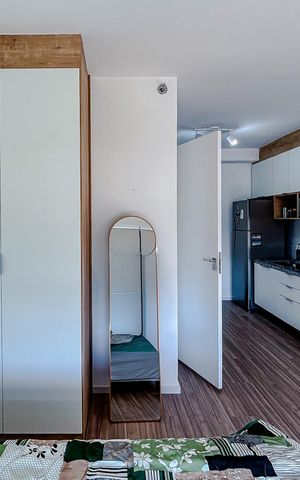 Studio à venda com 25m², 1 quarto e sem vagaStudio