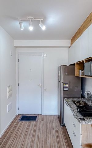 Studio à venda com 25m², 1 quarto e sem vagaCozinha