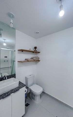 Studio à venda com 25m², 1 quarto e sem vagaBanheiro