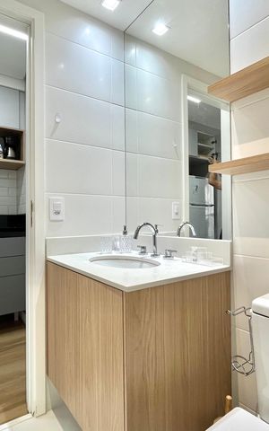 Studio à venda com 26m², 1 quarto e sem vagaBanheiro