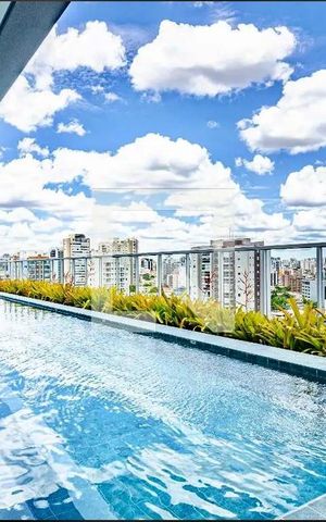Studio à venda com 26m², 1 quarto e sem vagaÁrea comum - Piscina