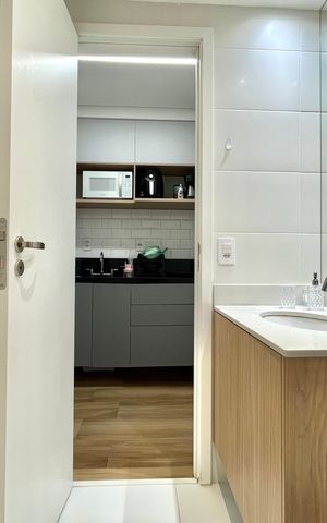Studio à venda com 26m², 1 quarto e sem vagaBanheiro