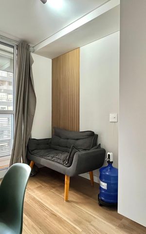 Studio à venda com 26m², 1 quarto e sem vagaSala