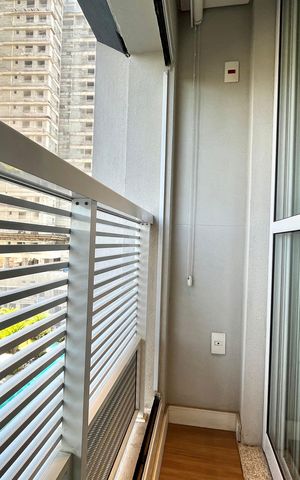 Studio à venda com 26m², 1 quarto e sem vagaVaranda