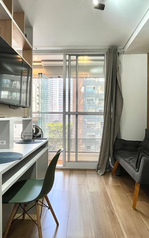 Studio à venda com 26m², 1 quarto e sem vagaSala