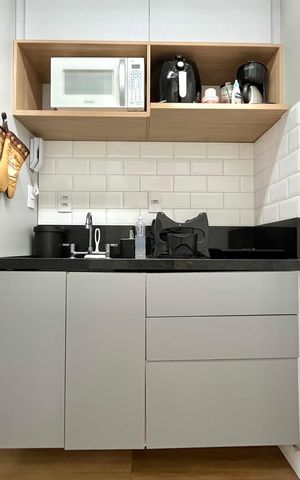 Studio à venda com 26m², 1 quarto e sem vagaCozinha