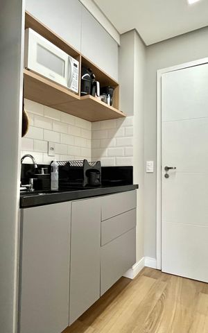 Studio à venda com 26m², 1 quarto e sem vagaCozinha